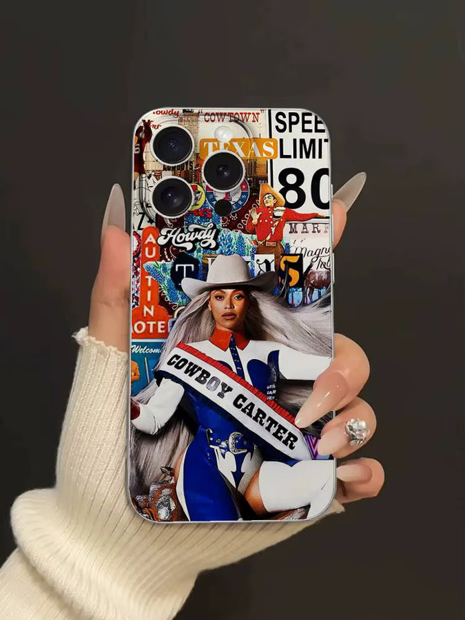 Luxuriöse transparente Handyhülle Coll-B-beyonce-Hot-SingerS für Apple iPhone 11 bis 17 Pro Max Mini mit Stoßfänger-Schutz - Bild 5