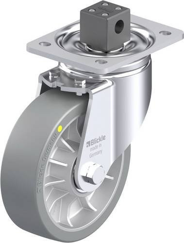 Blickle Stahlblech-Lenkrolle LH-ALTH 162K-CS13-AS in Silber, Rad-Durchmesser: 160 mm, Tragfähigkeit: 900 kg - Bild 1