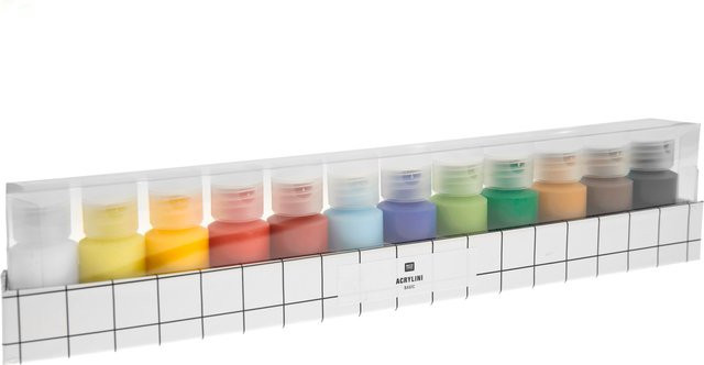 Rico Design Acrylini Acrylfarben Set Basic in Multicolour - Bild 1