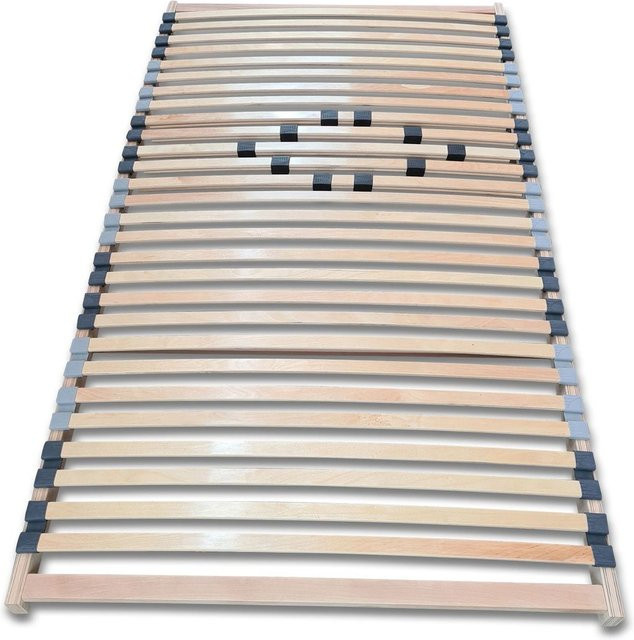 Coemo Lattenrost XXL extra stabil aus Buche und Birke, B/T/H: 100 x 200 x 8 cm - Bild 1