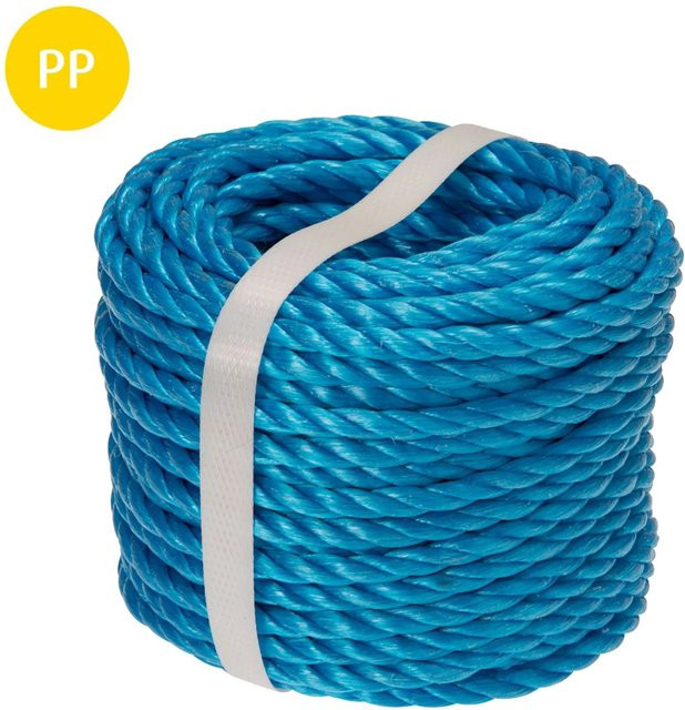 Conacord Polypropylen-Split Seil gedreht Blau Ø 5 mm Länge 20 m - Bild 1