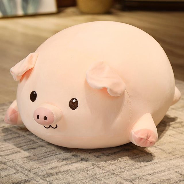 Yiran toy Rosa Schwein Plüsch Spielzeug, Tier Kissen, 80cm - Bild 1