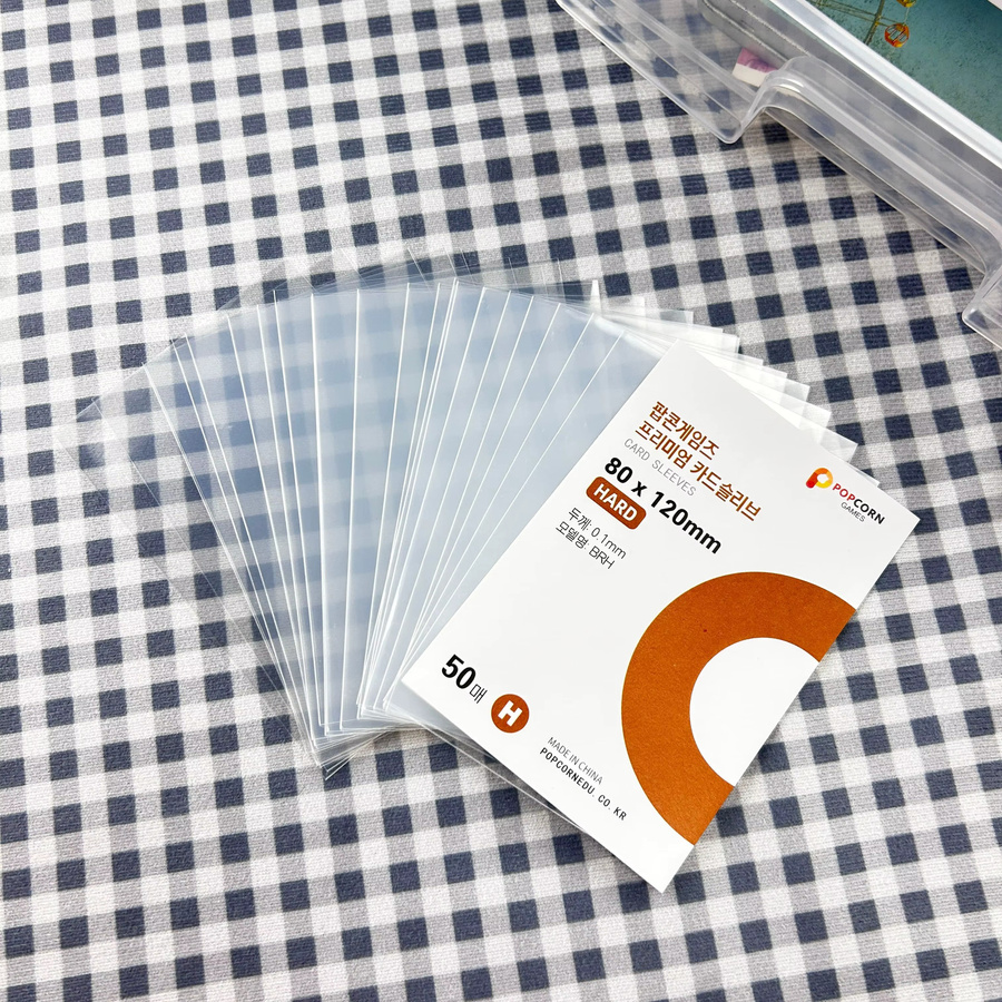 50 Stück transparente CPP-Kartenhüllen, säurefrei und kratzfest für Sammelkarten - Bild 2