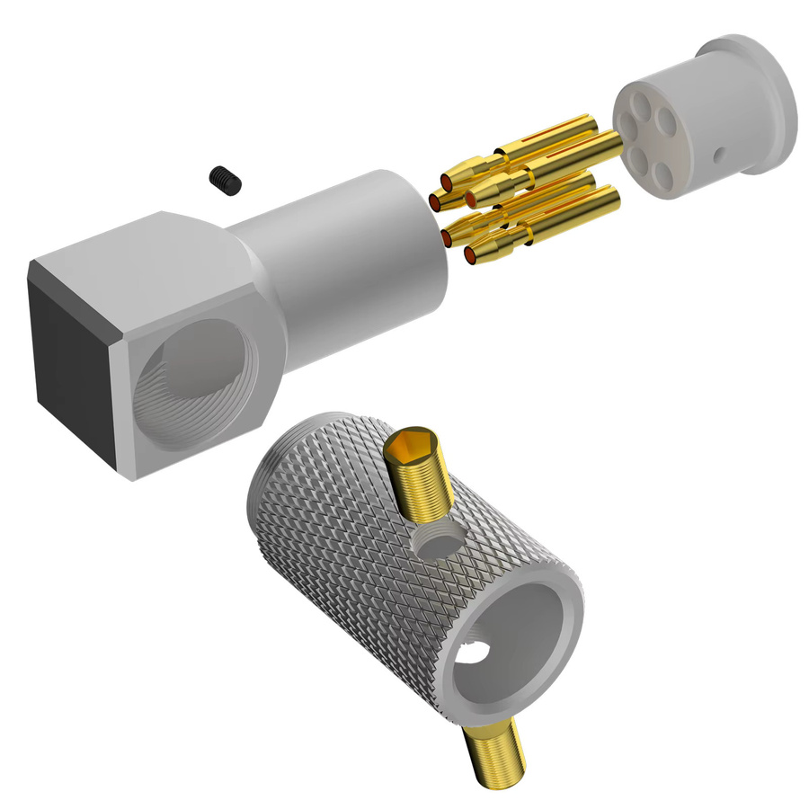 Preffair Hifi 5-Pin DIN Phono-Kabel mit 90 Grad Winkel für Vinyl-LP und Audio-Tonarm-Signale - Bild 2
