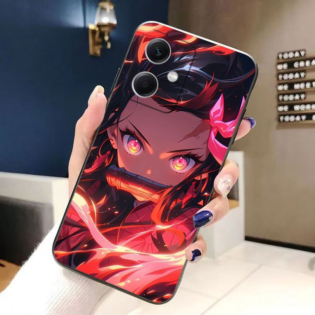 Potdemiel Anime Dämonentöter Tanjiro Handyhülle für Redmi Note 15 14 13 12 12S 11 11T 11S 10 9T 9 Pro in Multicolour - Bild 1