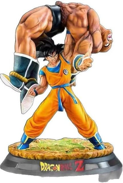 Yiran toy 1 Dragon Ball Goku trägt Nappa Statue Anime Figur 19cm - Bild 1
