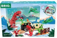 BRIO World Adventskalender 2025 mit Spielfiguren und Dinosauriern aus Buchenholz und Kunststoff - Bild 1