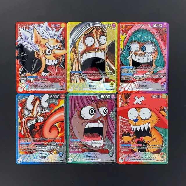 Bandai One Piece, Leader-Set, Englische Leader-Karte, Texturierte Folienkarte - Bild 1