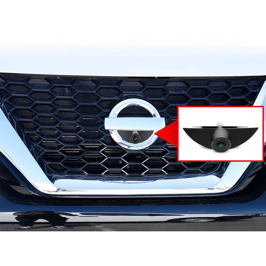 Smartour Auto Frontkamera für Nissan Qashqai J10 J11 Pathfinder R51 Tiida Marsch Patrouille X-Trail T30 370z Teana Sylphy Sentra, Schwarz - Bild 5