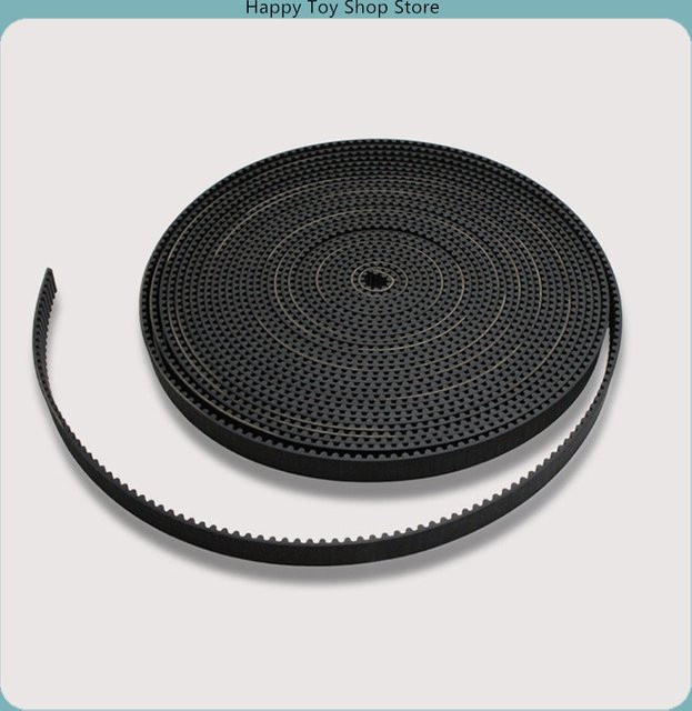 YOAINGO GT2 Synchronriemen und Pulley Kit für 3D-Drucker, 6mm Breite, Schwarz - Bild 1
