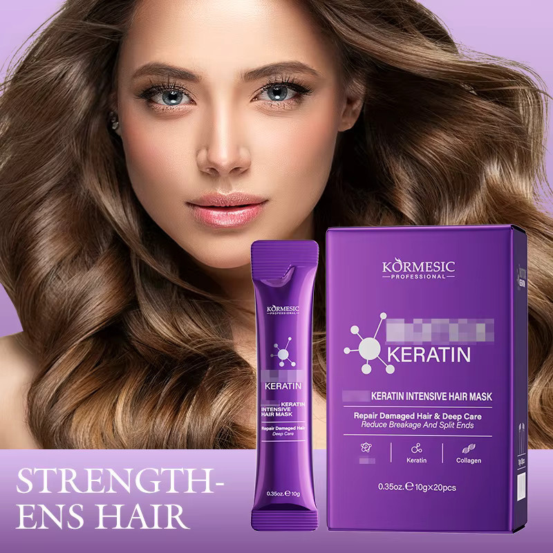 Keratin Haarmaske für strapaziertes Haar, Unisex - Bild 2