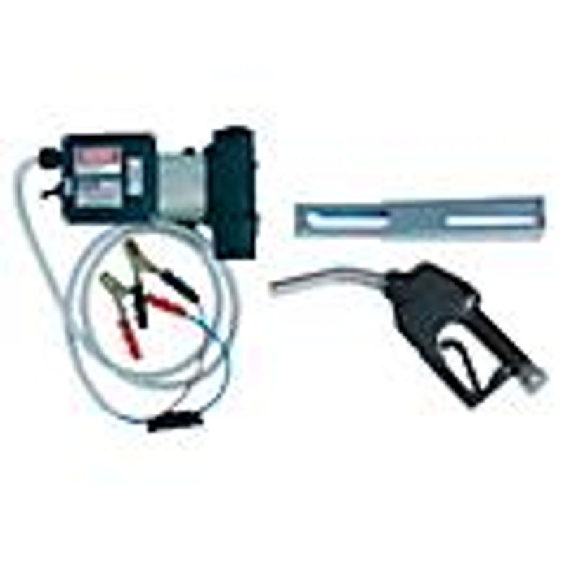 CEMO Cematic Duo 24/12 AZ Elektropumpe, 24V, 70 l/min, selbstansaugend mit Automatik-Zapfpistole, Halter und 4 m Befüllschlauch, multicolor - Bild 2