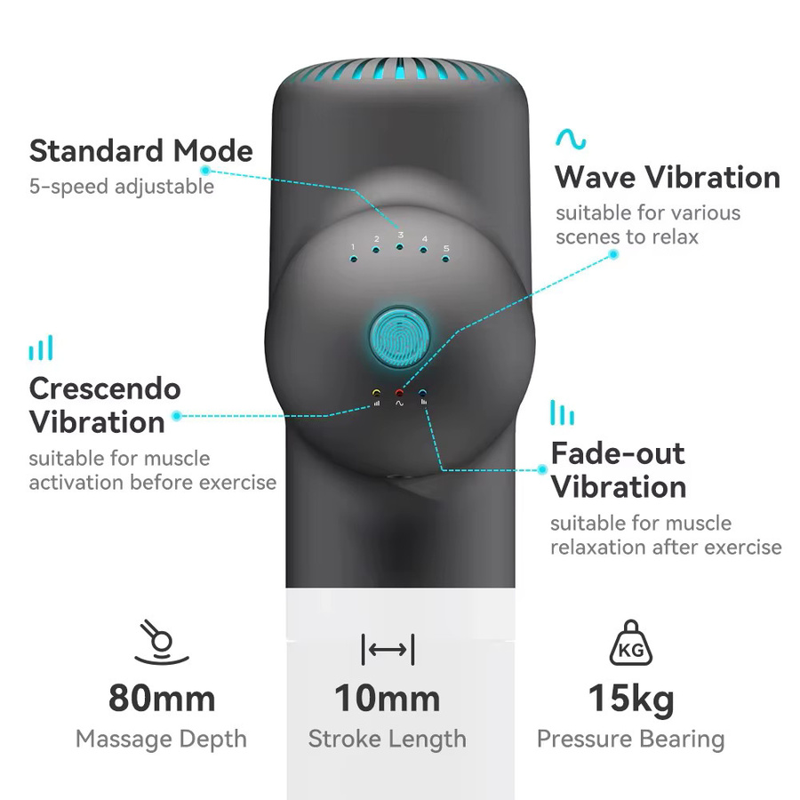 Booster Smart Hit Massagepistole, Unisex - Bild 3