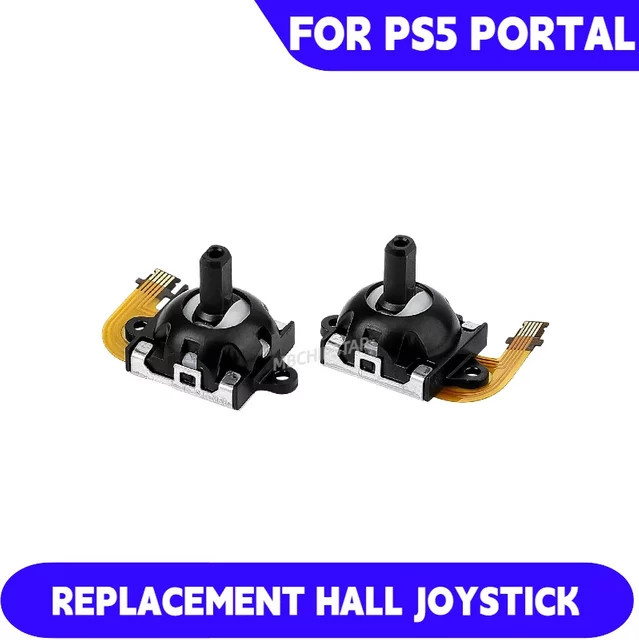 MBCHIPSTAR 3D-Analog-Joystick-Modul mit Hall-Effekt für PS5 Portal Konsole, Ersatz-Joystick Zubehör in Schwarz - Bild 1