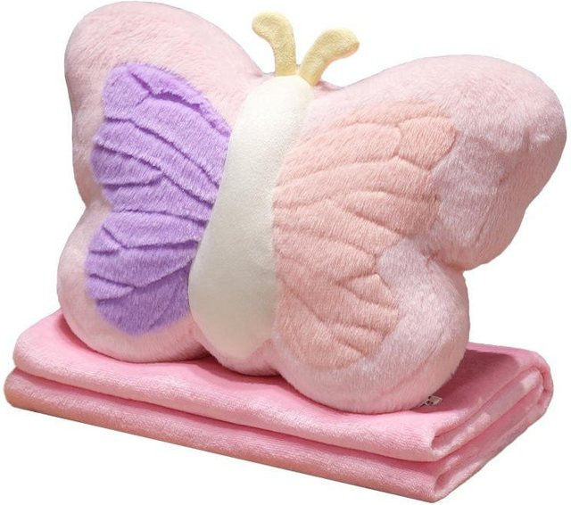 Yiran Furniture Schmetterlingskissen Plüsch Mädchen - Bild 1