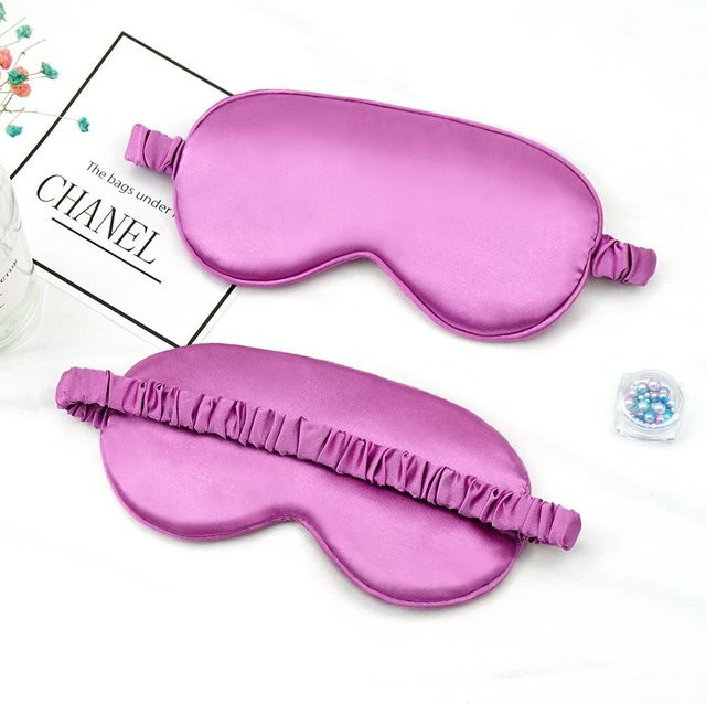 XYNN Schlafmaske aus Seidenimitat, violett, Unisex - Bild 1