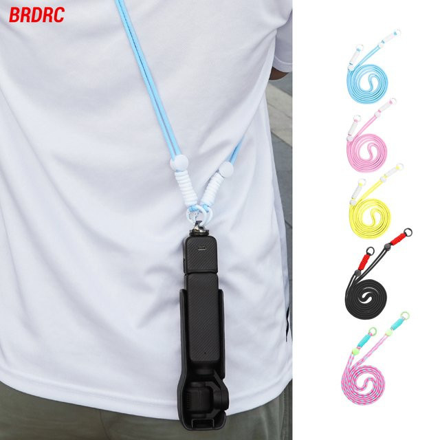 BRDRC Umhängeband für DJI OSMO Pocket 3, Anti-Verlust-Crossbody-Seil aus Nylon mit 1/4 Zoll Schraube - Bild 1