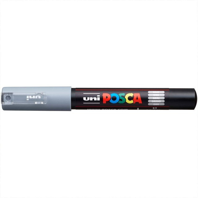 uni POSCA-Marker PC-1MC Permanent Marker Grau 0,7-1mm - Bild 1