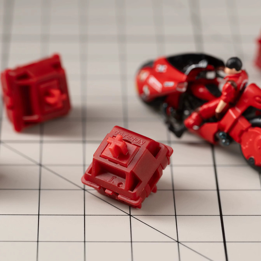 Siliworks Typ R mechanische Tastaturschalter taktil in Rot - Bild 1