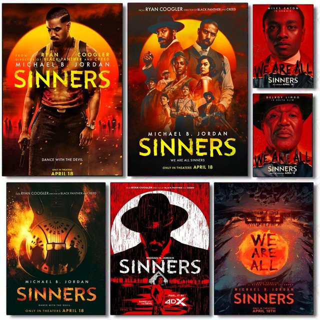 S-Sinners Weltraum Wandkunst Poster Black1 für Zuhause, Büro und Restaurant - Bild 1
