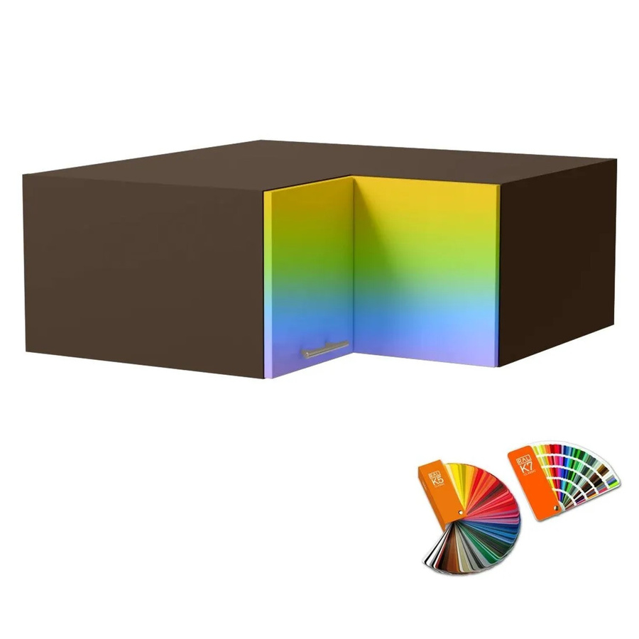 Feldmann-Wohnen Eckaufsatzschrank Brerra Lava, B/T/H: 90 x 36 x 90 cm - Bild 2
