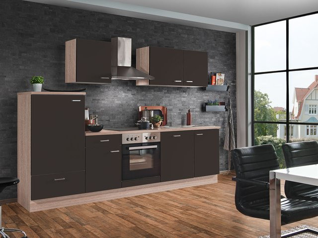 MENKE Küchenblock Classic Leerblock Lava, Breite: 280 cm - Bild 1