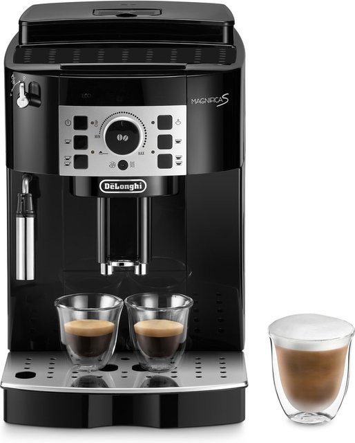 De'Longhi Magnifica S ECAM 20.116.B Kaffeevollautomat mit Milchaufschäumer in Schwarz/Silber - Bild 3