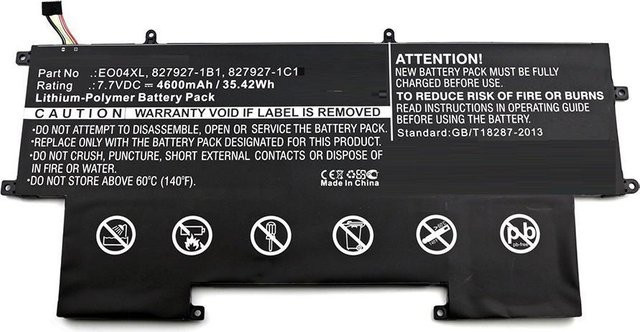 CoreParts MBXHP-BA0095 Notebook-Ersatzteil Akku in Schwarz mit 4600 mAh - Bild 1