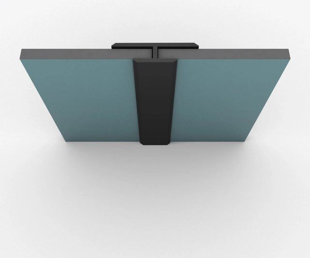 Aurlane Verbindungsprofil aus Aluminium in Schwarz, B/T/H: 0,2 x 0,5 x 210 cm - Bild 1