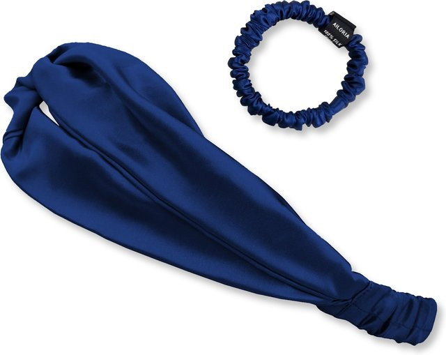 AILORIA Set Headband und Scrunchie aus Seide, S, Unisex - Bild 1
