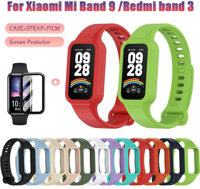 Xiaomi Uhrenzubehör, Silikonhülle, Armband, Film, Unisex - Bild 1