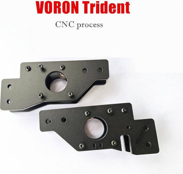SEEJIE Voron Trident AB Ganzmetallmotor mit fester Basis und Halterung in Schwarz aus CNC-gefertigten 3D-Druckerteilen - Bild 1
