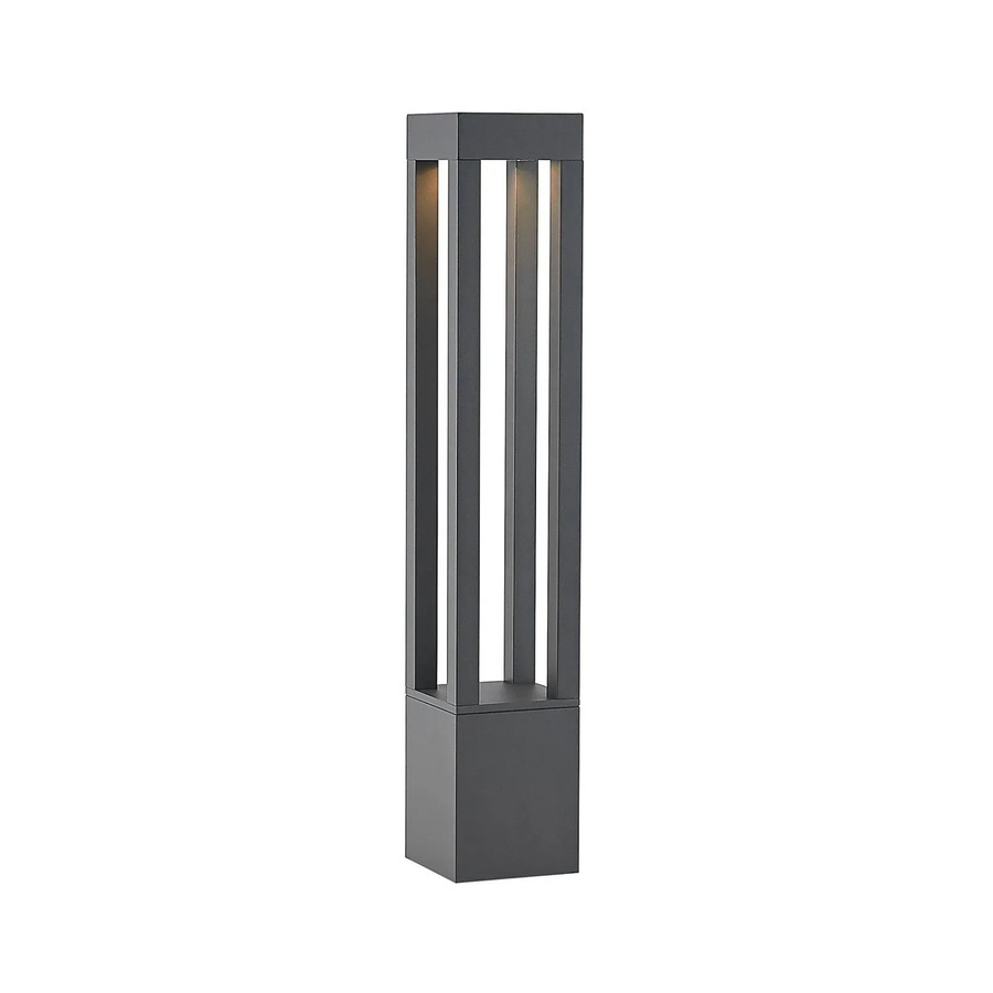 Arcchio LED Außenleuchte Lienna Modern Pollerleuchte aus Aluminium in Alu-Grau - Bild 2
