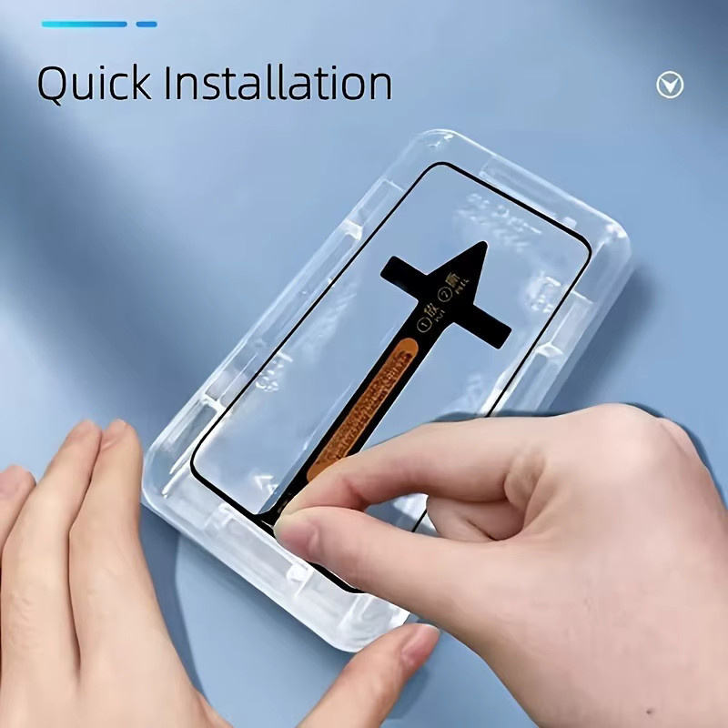 9H HD gehärtetes Glas Displayschutzfolie für OPPO Realme 14 13 12 11 Pro Plus, transparent, vollständige Abdeckung und Anti-Kratz-Schutz - Bild 3