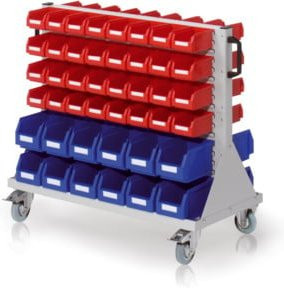 Kappes RasterMobil Rollwagen Gr. 2 Mod. 61 in Grau und Multicolour aus Kunststoff, rollbar und abschließbar - Bild 1