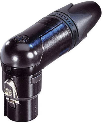 Neutrik NC6FRX-B XLR-Steckverbinder Buchse gewinkelt 6-polig Schwarz - Bild 1