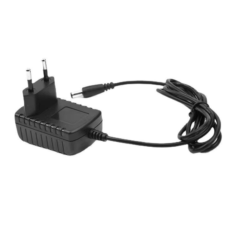 Lamakoki Tragbares 18650 Lithium-Batterie-Ladegerät mit DC 5,5 mm * 2,1 mm Barrel-Plug, Schwarz, 1A - Bild 2