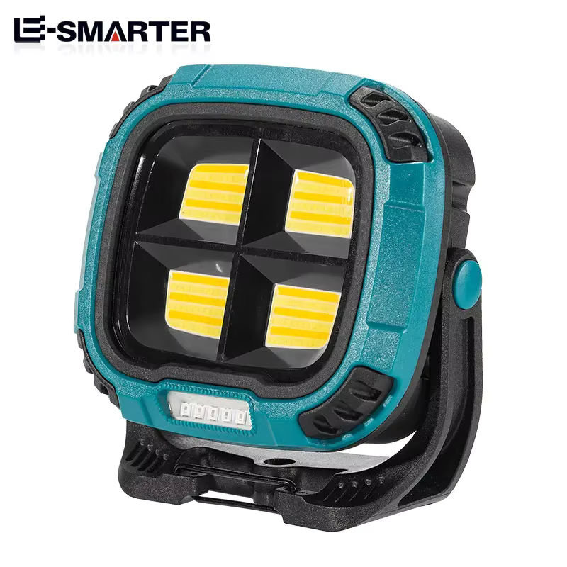 ESMARTER LED Taschenlampe mit Haken und Magnet, wiederaufladbar, Schwarz, ideal für Camping, Wandern und Angeln mit Powerbank-Funktion - Bild 2