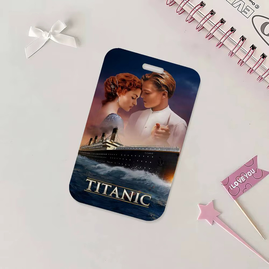 Classic Movie T-Titanic Ausweishalter mit Umhängeband für Büro und Schule, Mehrfarbig - Bild 6