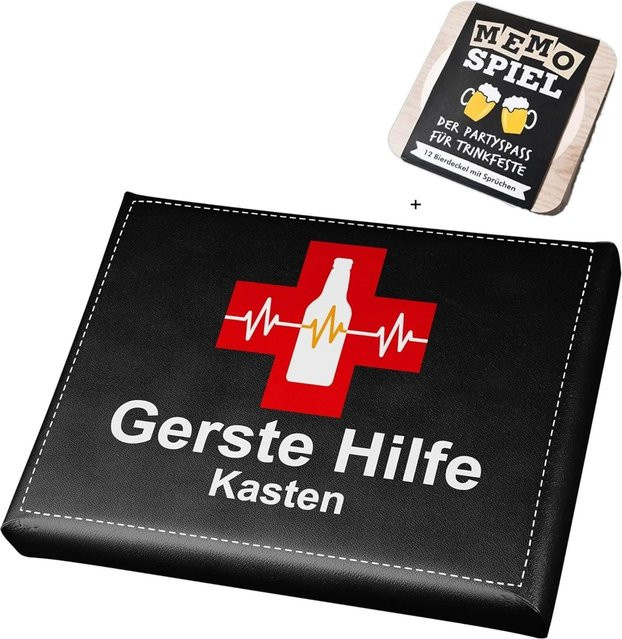 CULT at home Sitzauflage für Bierkasten mit Memospiel in Schwarz, B: 44 cm, T: 34 cm - Bild 1