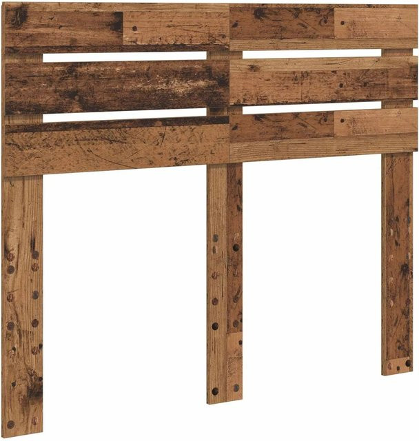 vidaXL Kopfteil aus Holzwerkstoff in Altholz-Optik, Farbe: Braun, Breite: 135 cm - Bild 1