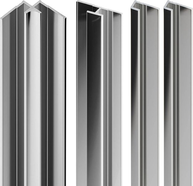 Schulte DecoDesign Profilset in Chromoptik, Silber, Länge: 255 cm - Bild 1