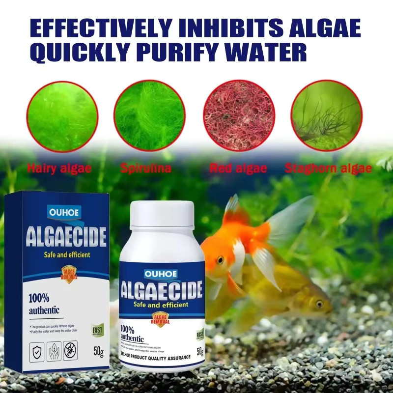 DUTRIEUX Algae Control Algizid zur Algen- und Moosbekämpfung in Aquarium und Teich, 50 g - Bild 2
