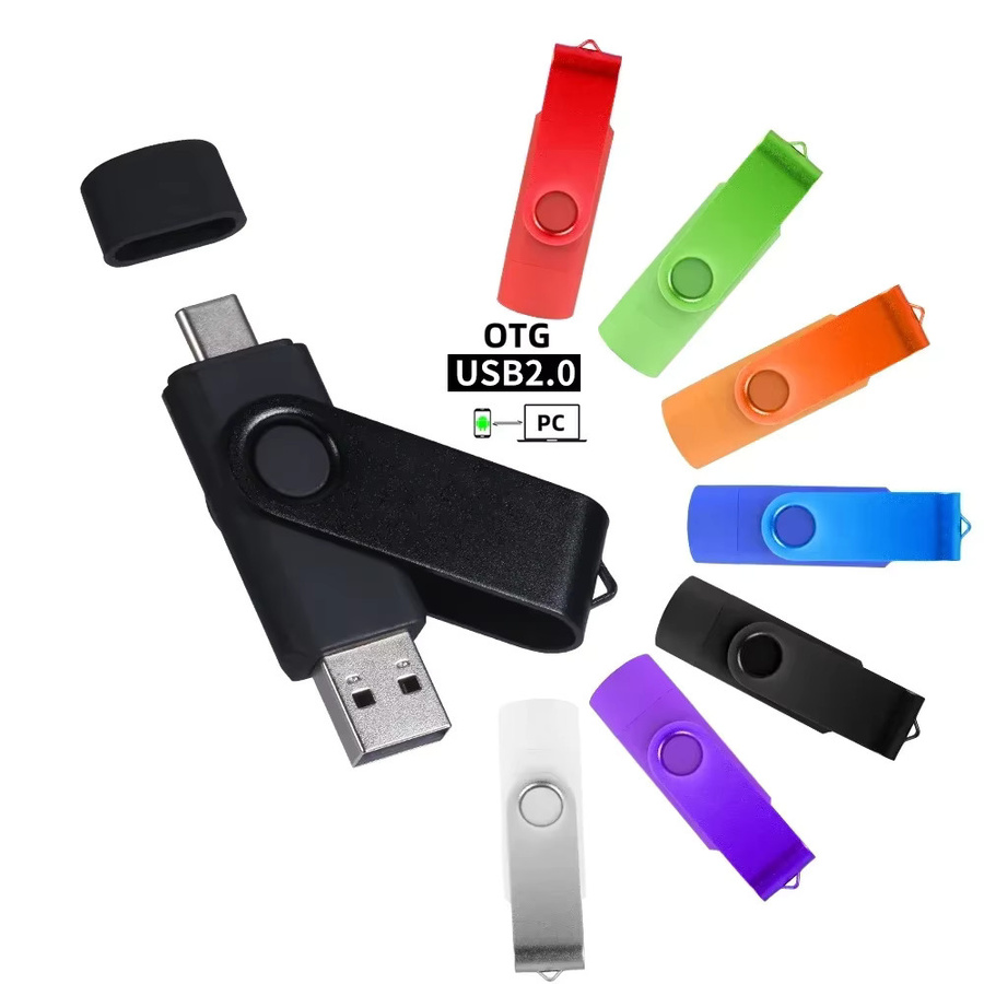 JASTER USB-C USB-Flash-Laufwerk in Rot, Dunkelblau oder Bunt mit Kapazitäten von 16 GB, 32 GB, 64 GB oder 128 GB - Bild 2