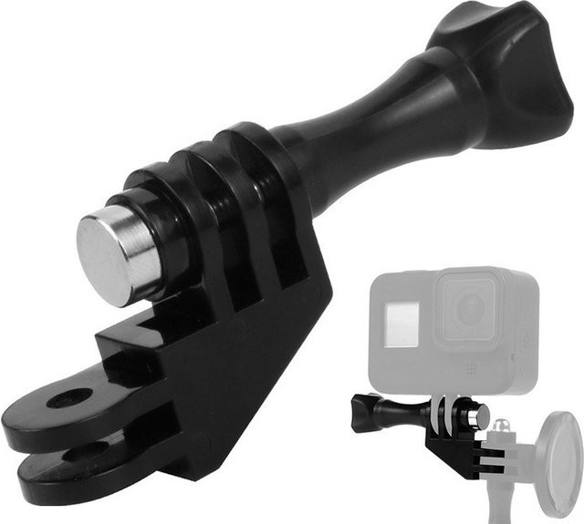 Vertikaler 90-Grad-Adapter-Winkel in Schwarz für GoPro, DJI Osmo Action und Insta360 Zubehör - Bild 1