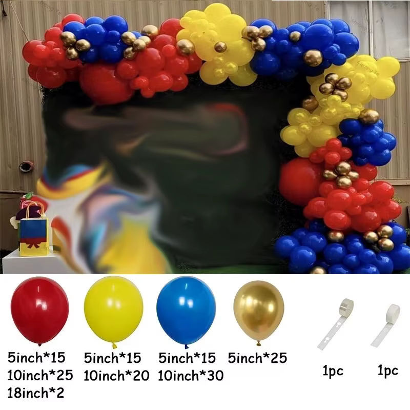 Mtrong Te 150-teiliges Prinzessinnen Party-Ballon-Set in Mehrfarbig für Kindergeburtstage und Babypartys - Bild 2