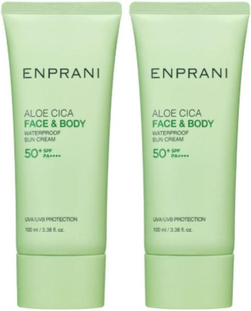 Enprani Aloe Cica Sonnencreme SPF50+, 100 ml, Empfindliche Haut - Bild 1