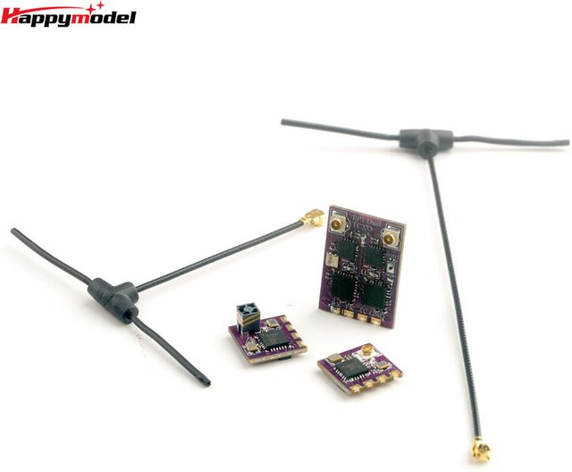 HappyModel 2,4G ELRS EP1 EP2 Dual TCXO True Diversity Receiver mit RF-Verstärker für FPV Freestyle Long Range - Bild 1