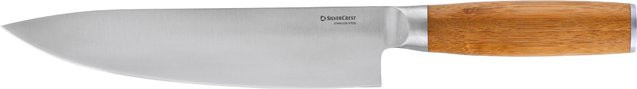 SILVERCREST Kochmesser mit Holzgriff in Silber - Bild 1
