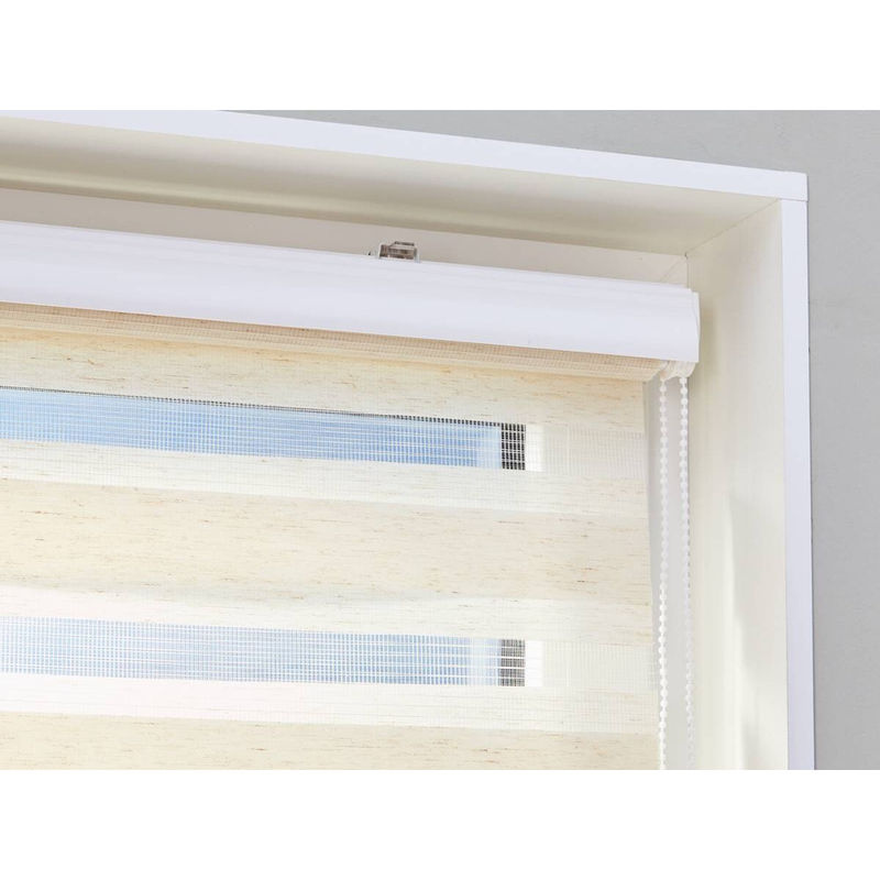 Pocoline Doppelrollo Day & Night mit Blende Easy-Fix in Natur/Beige, B: 70 cm, H: 160 cm - Bild 2